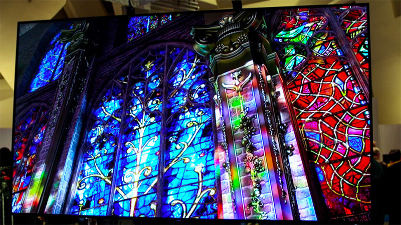 The Samsung Q9 can support multiple HDR formats. Image: Alex Cranz/Gizmodo